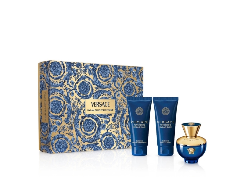 Bundle Versace Pour Femme Dylan Blue Edp 50Ml + Sg 50Ml + Bl 50Ml