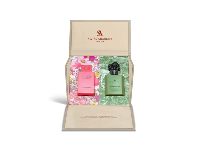 Swiss Arabian Shaghaf Nectar Blush Extrait De Parfum Patchouli 01 50 Ml + Edp Shaghaf 75 Ml (Unisex)
