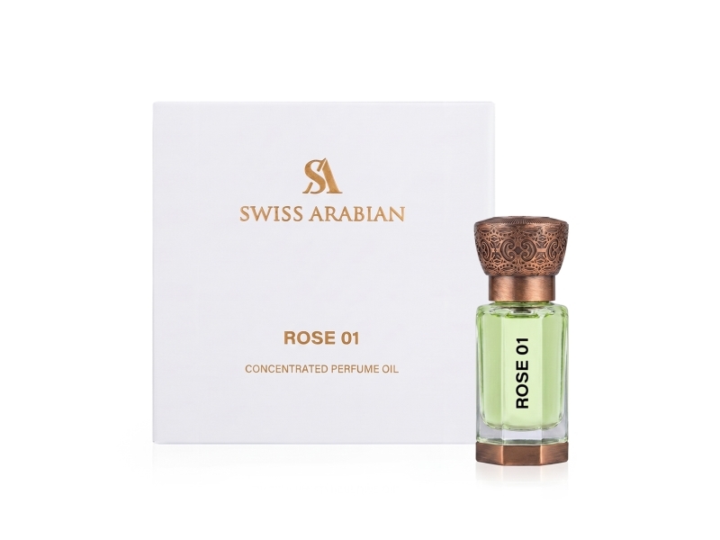 Swiss Arabian Rose 01 12 Ml Concentrated Perfume Oil