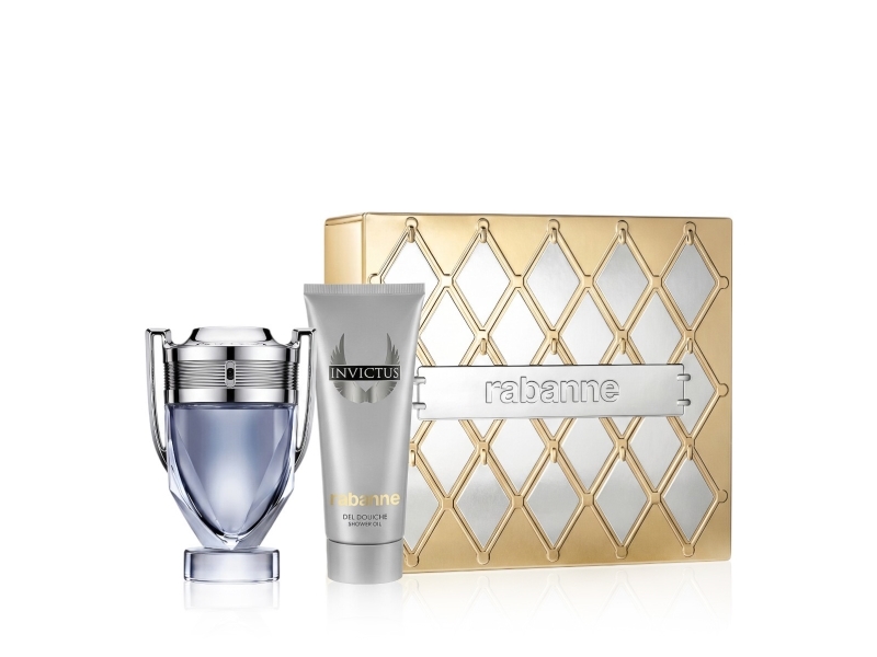 Paco Rabanne Invictus Giftset 200 ml Edt Spray 100ml/Shower Gel 100ml