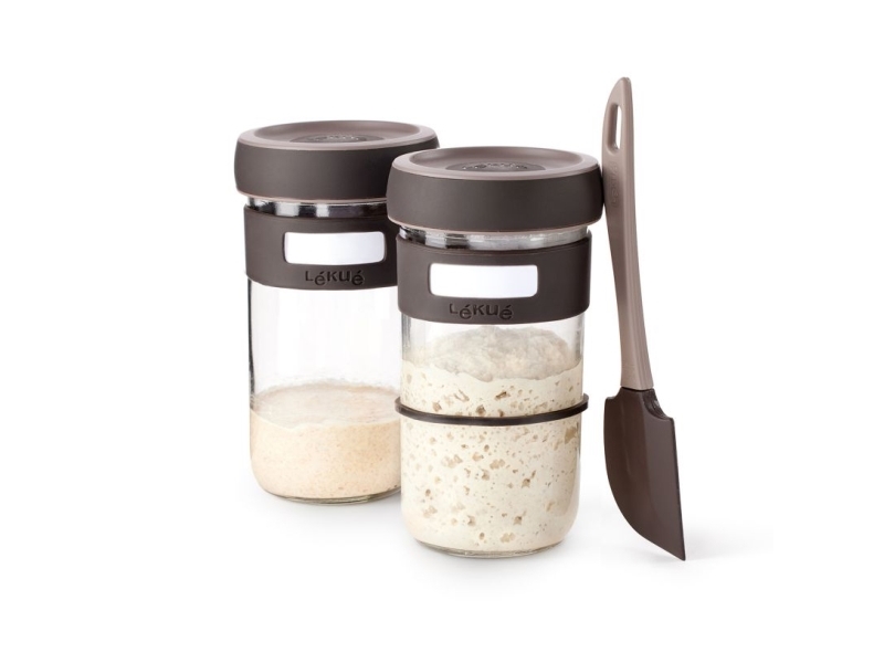 Lékué 883743, Säilö, Pyöreä, Ruskea, Läpinäkyvä, Lasi, 80 °C, -20 - 80 °C