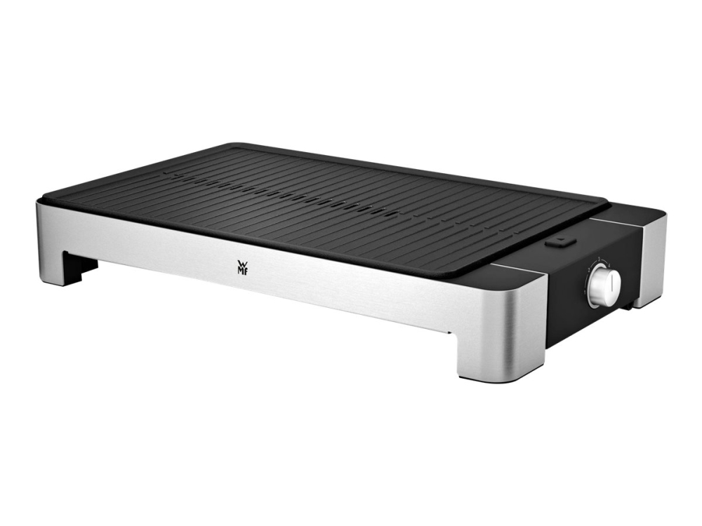 WMF 0415330011, 2000 W, Grilli, Sähkö, 270 x 410 mm, Suorakulmainen, Musta, Ruostumaton teräs