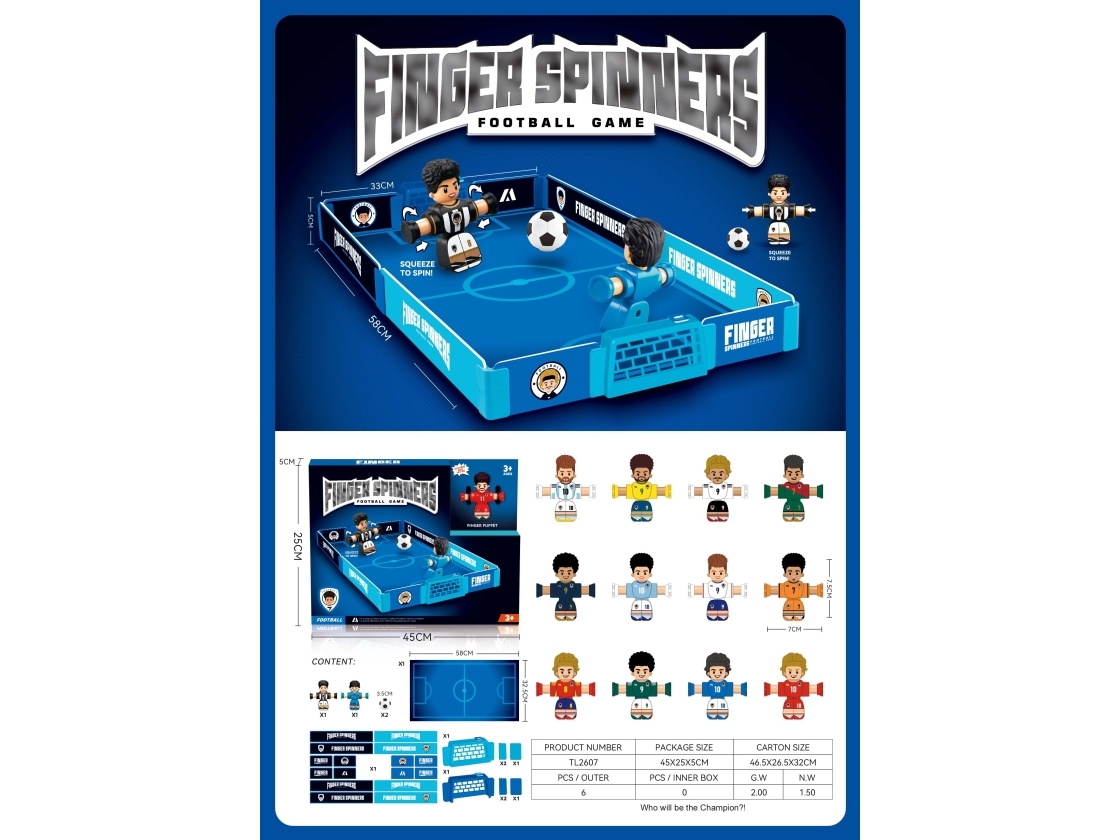 Football Ground Playset With 2 Players