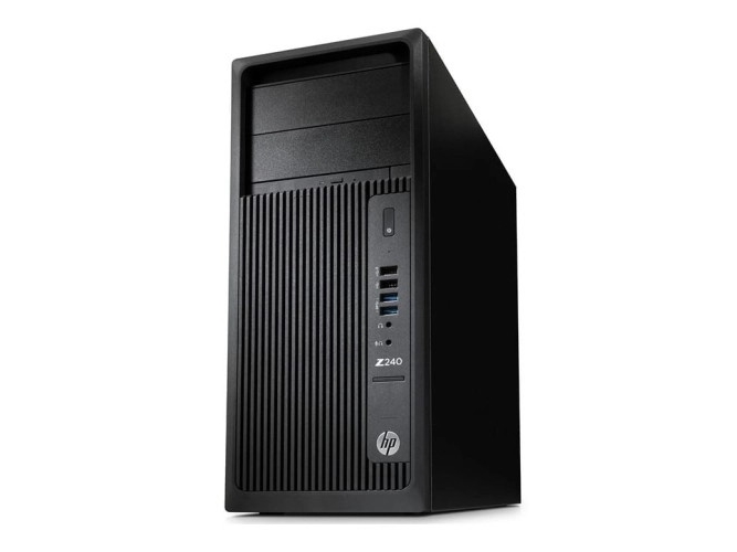 Genbrugt Hp Z240 Workstation - Intel I7-6700 3,2Ghz 240Gb Ssd + 1Tb Hdd 8Gb - Nvidia Rtx 2060 Windows 10 Pro