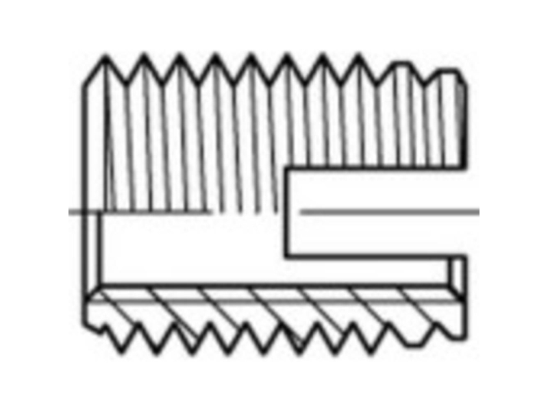 Alstertaler Schrauben & Präzisionsteile 159839 Gewindeeinsätze M18 24 Mm 10 Stk
