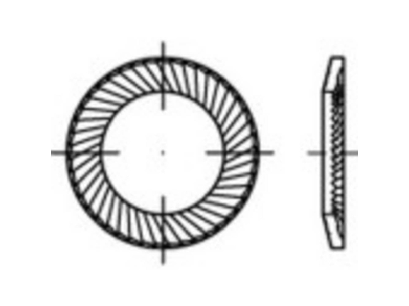 Sicherungs-/Federringe 4 Mm 7 Mm Federstahl Verzinkt 250 St. Alstertaler