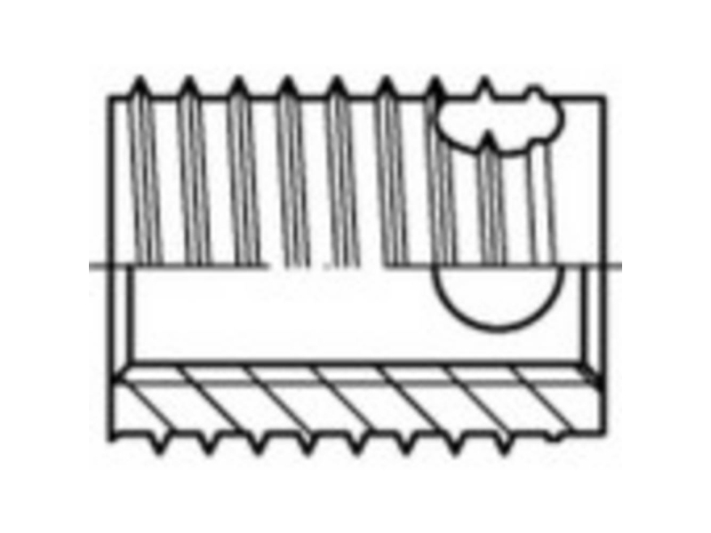 Alstertaler Schrauben & Präzisionsteile 1070034 Gewindeeinsätze M8 9 Mm 25 Stk