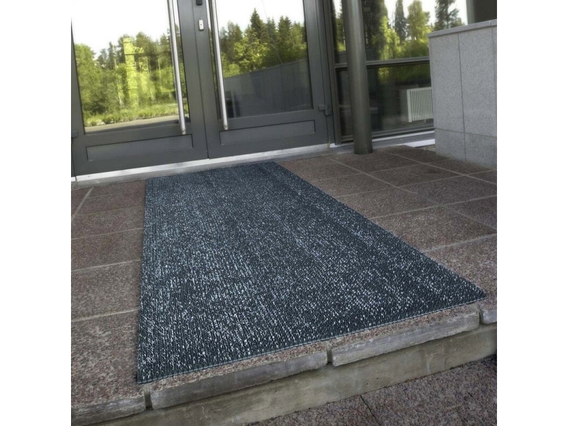 Dørmåtter, Clean Carpet, Outdoor Finnturf, Grå 450Mmx600mm X 16Mm