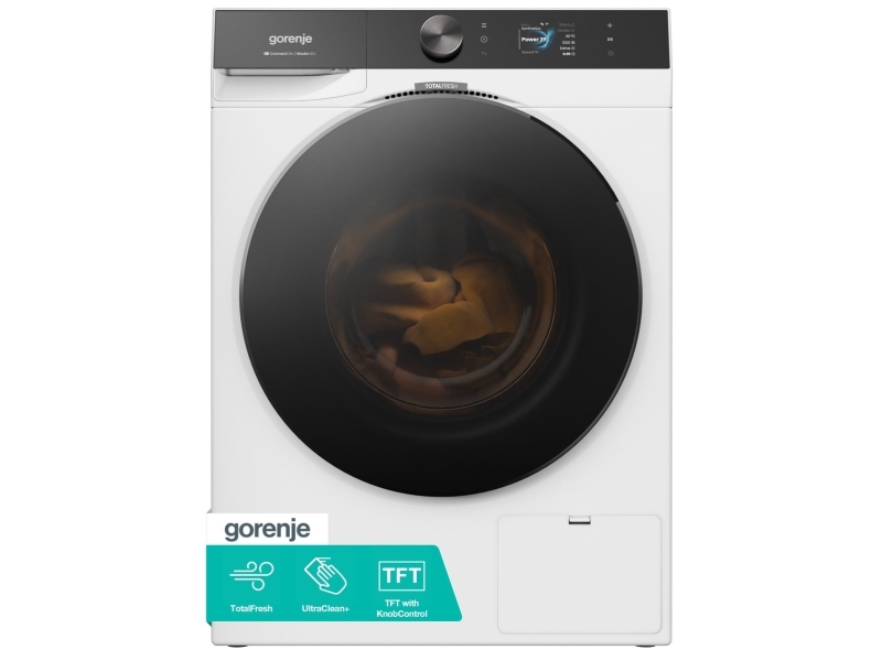 Gorenje G600 WG684A3T1, Edestä täytettävä, 8 kg, B, 72 dB, 1400 RPM, A