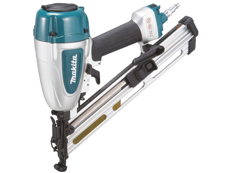 Makita AF635, Spik-/häftpistol, Vinklat magasin, Blå, Grå, 3,2 cm, 6,4 cm, 1,6 mm | Elverktyg - DIY - Akku Verktyg - Övrigt verktyg | GameStuff