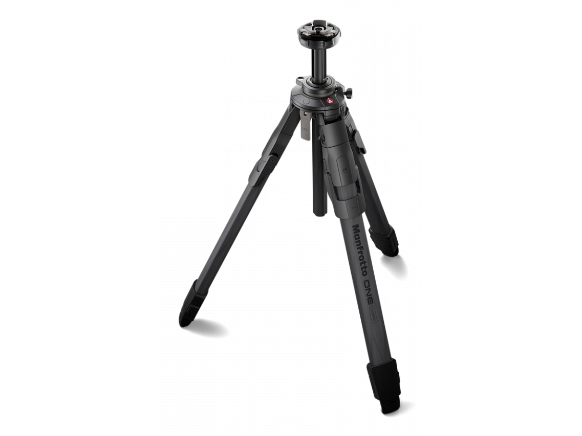 Manfrotto One Carbon-Hybrid-Stativ, 3-Beinig, Schwarz, 170,5 Cm, 3,15 Kg