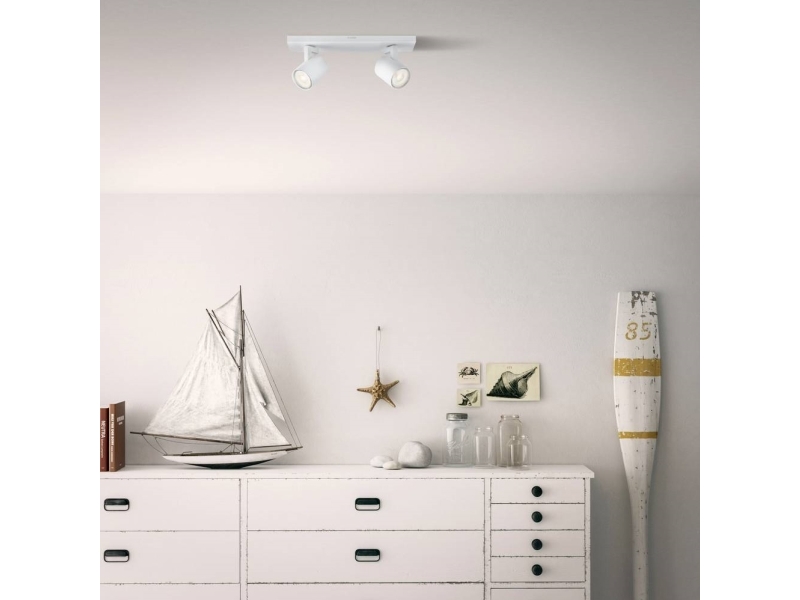 Signify Philips myLiving LED Spot Runner 2flg. 460lm, Weiß
