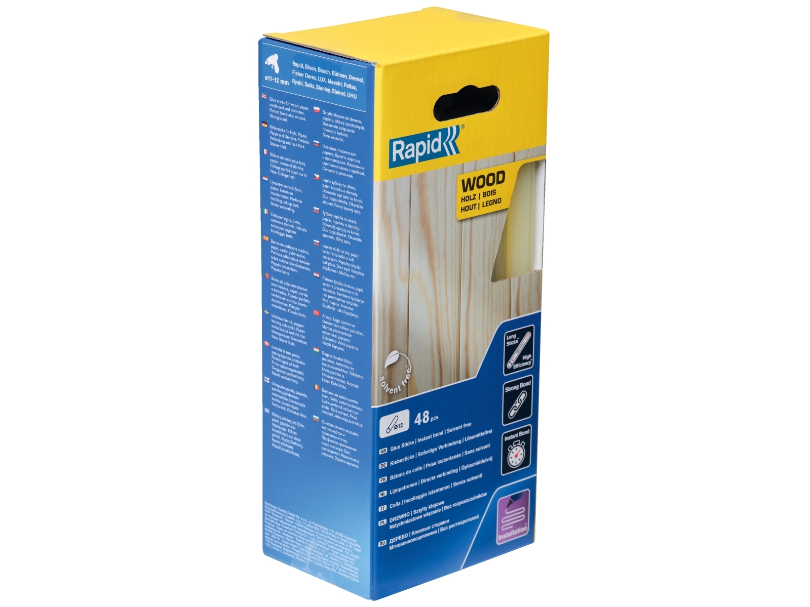 Rapid 5001421, 48 kpl, Laatikko, 880 g, 100 mm, 73 mm, 212 mm