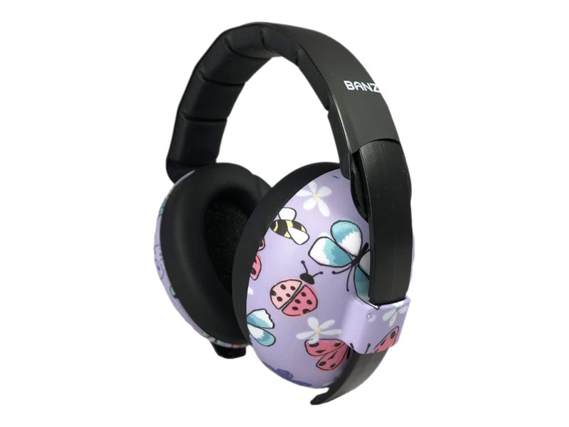 BanZ Banzee Baby Prints - Öronmuffar - NRR: 26.8 dB - fjärilar | Kläder & Säkerhet - Säkerhetsutrustning - Hörselskydd | GameStuff