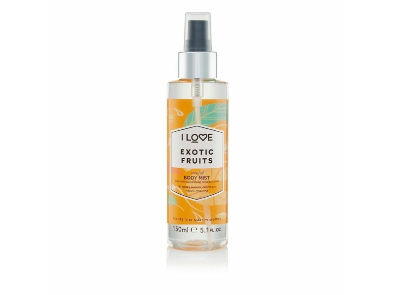 I Love_Scented Body Mist Erfrischender Körpernebel Exotic Fruits 150Ml