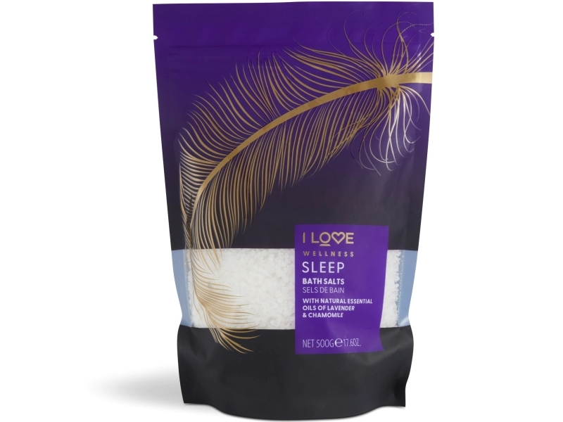 I love I Wellness Sleep essential oils badesalt, 500 g unisex