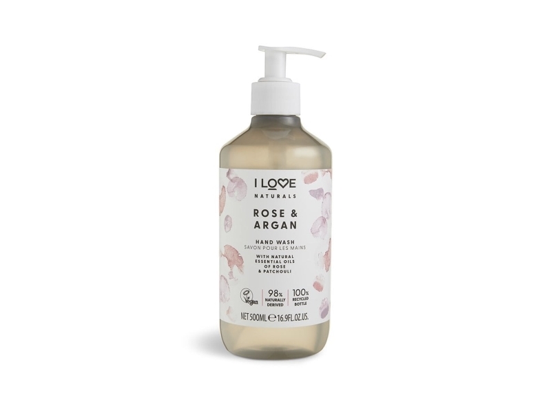 I love I Love Naturals Collection Rose & Argan flydende sæbe til hænder 500 ml unisex