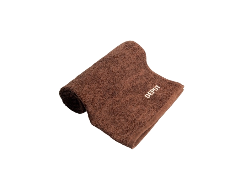 Depot Accessories No. 715 Tekstiilipyyhe kampaamoon, ruskea, 50 x 80 cm naisille