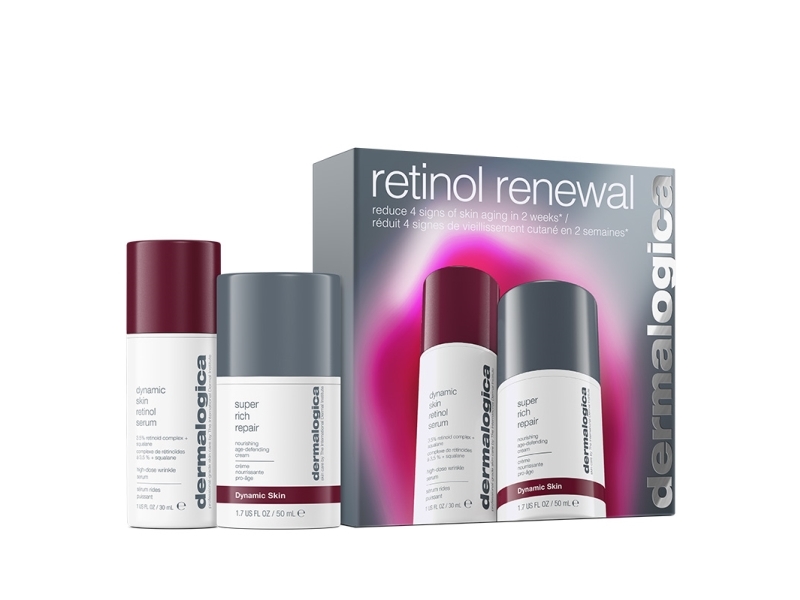 Dermalogica Retinol Renewal Set: Dynamic Skin serum 30 ml + Age-Defying kräm 50 ml
