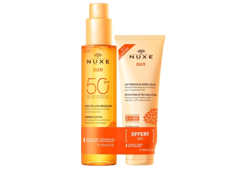 Nuxe NUXE_SET sololie SPF50 150 ml + aftersun lotion 100 ml