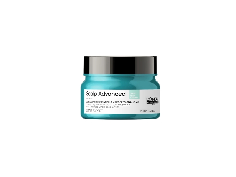 L'oral Professionnel Scalp Advanced Antioiliness 2In1 Clay Shampoo And Mask 250 Ml