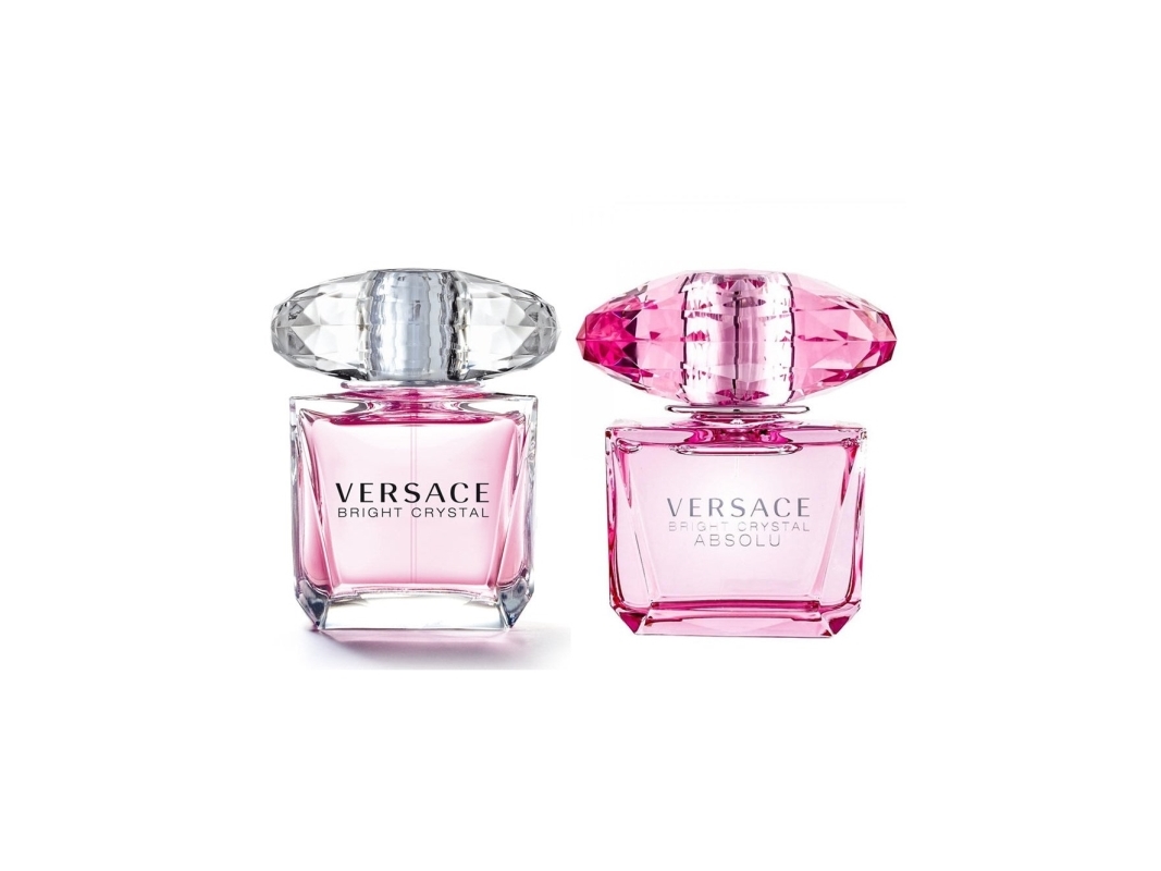 Versace Bright Crystal Eau De Toilette Spray 30Ml + Bright Crystal Absolu Eau De Parfum Spray 30Ml Set