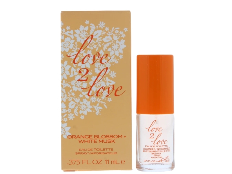Love 2 Love Orange Blossom White Musk Eau De Toilette 11Ml Women Spray