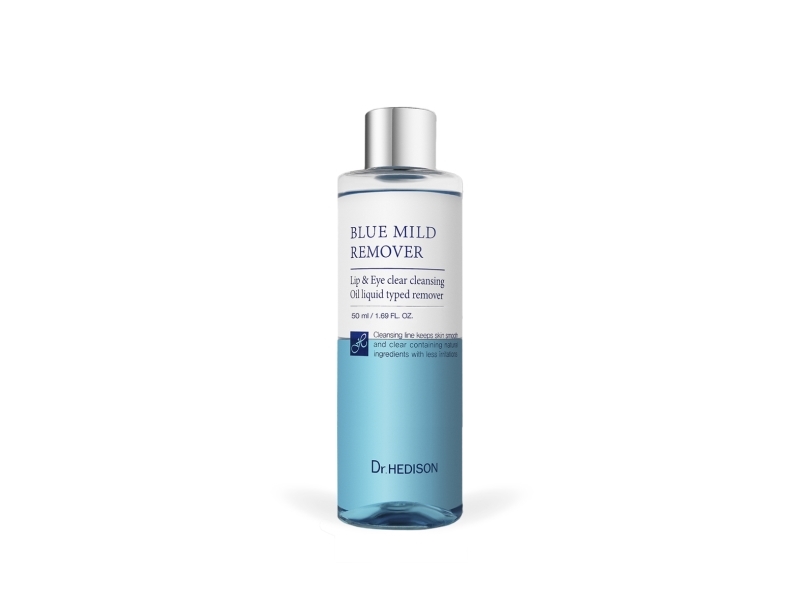 Dr. Hedison Blue Mild Remover sminkborttagande rengöringsolja för ögon & läppar 250 ml för kvinnor