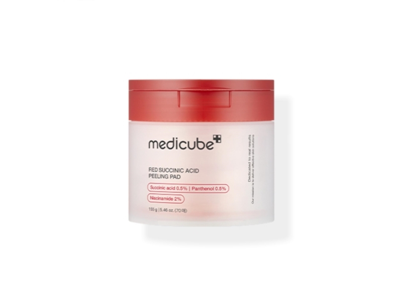 Medicube Red Succinic Acid Peeling Pad 70 st (toning lotion) 155 g | Ansiktsrengöring - Exfoliering | GameStuff