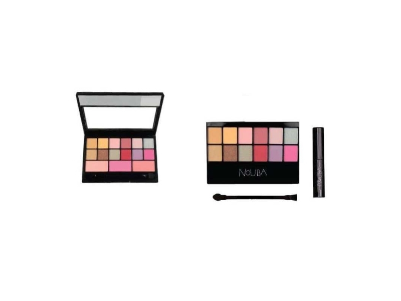 Nouba Kosmetyczka 237 Set : , Multi-use, Face Palette, 12 Shades, 36 g + , Volum, Mascara For Women