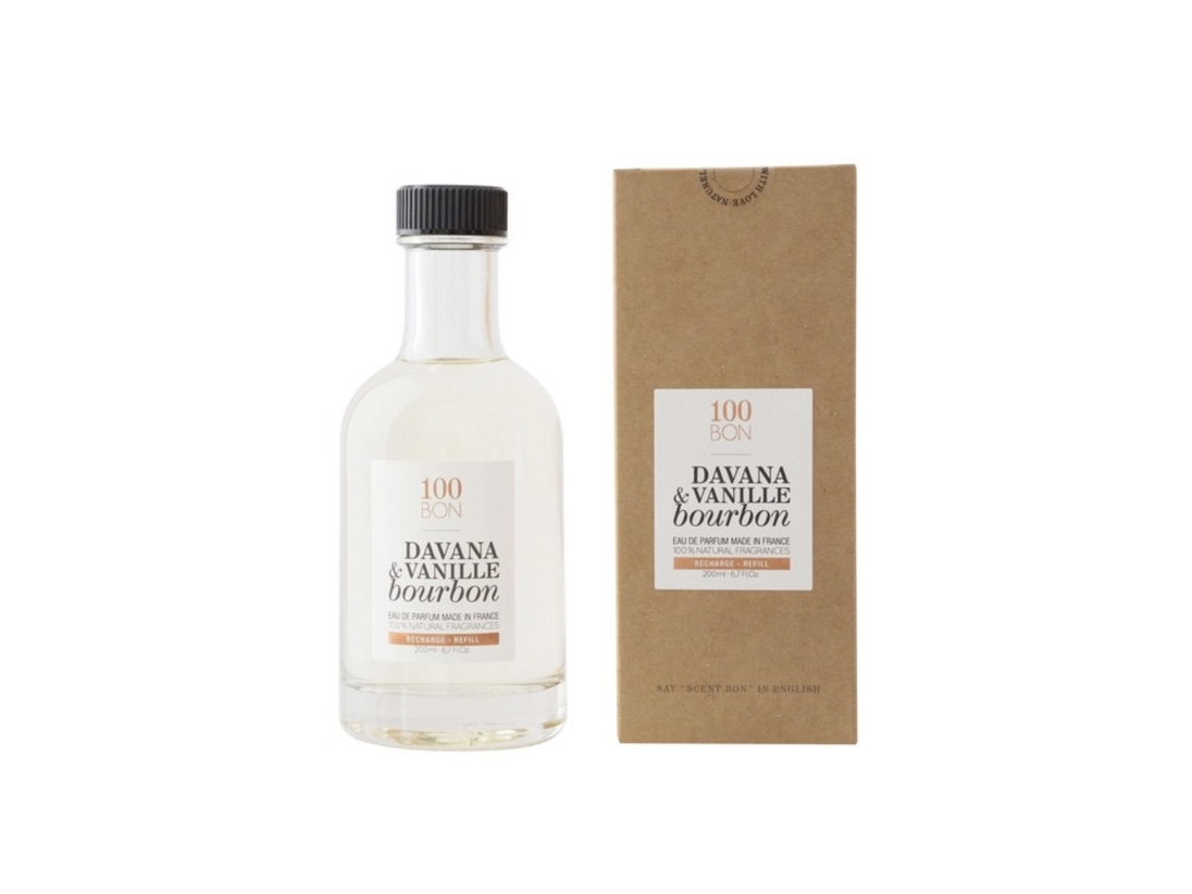 100BON Davana & Vanilla Bourbon 100% Natural Fragrance Refill 6.7 Fl Oz