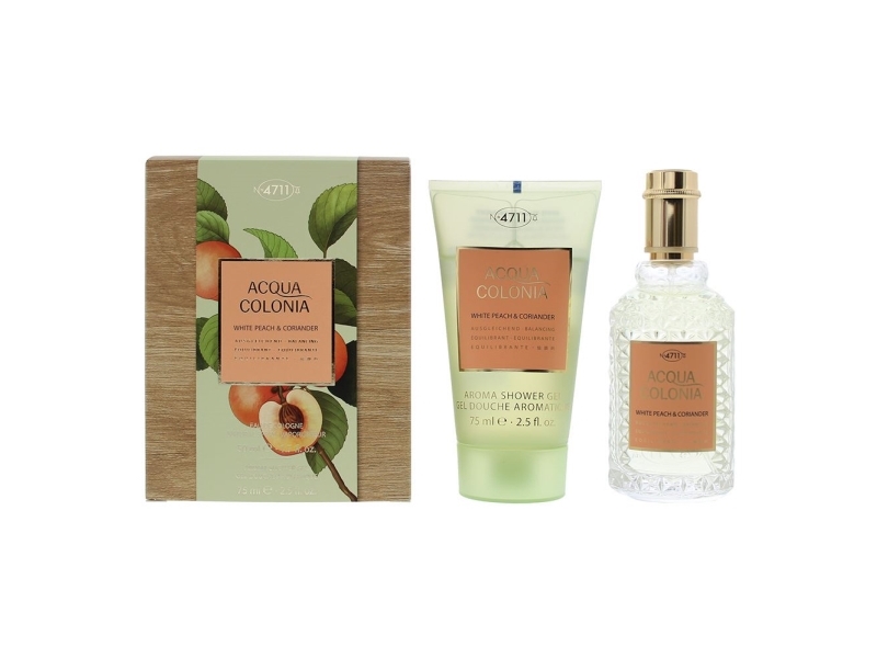 4711 Acqua Colonia White Peach Coriander 2 Piece Gift Set For Unisex