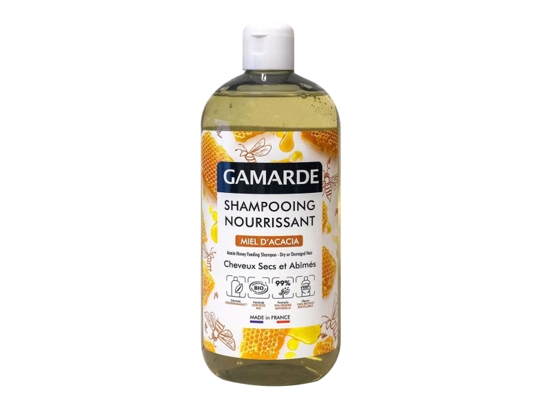 Gamarde Organic Nourishing Acacia Honey Feeling Shampoo For Dry And Damaged Hair 500Ml