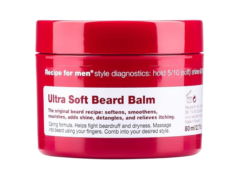 Recipe For Men, Ultra Soft Beard Balm, Beard Balm, Softening, 80 ml For Men