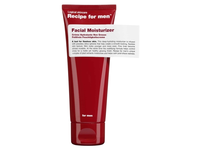 Recipe For Men Facial Moisturizer Deep Hydration Cream For Face 75 Ml
