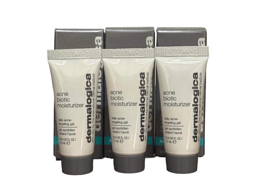 Dermalogica Set Acne Biotic Anti-Acne Local Treatment Gel, Für Zu Akne Neigende Haut, Für Das Gesicht, 3 Stück, 7 Ml, Für Frauen