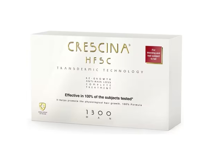 Labo Crescina Transdermic Hfsc 1300 Treatment Serum For Growth Stimulation 20 Ampoules Of 35 Ml Each For Men