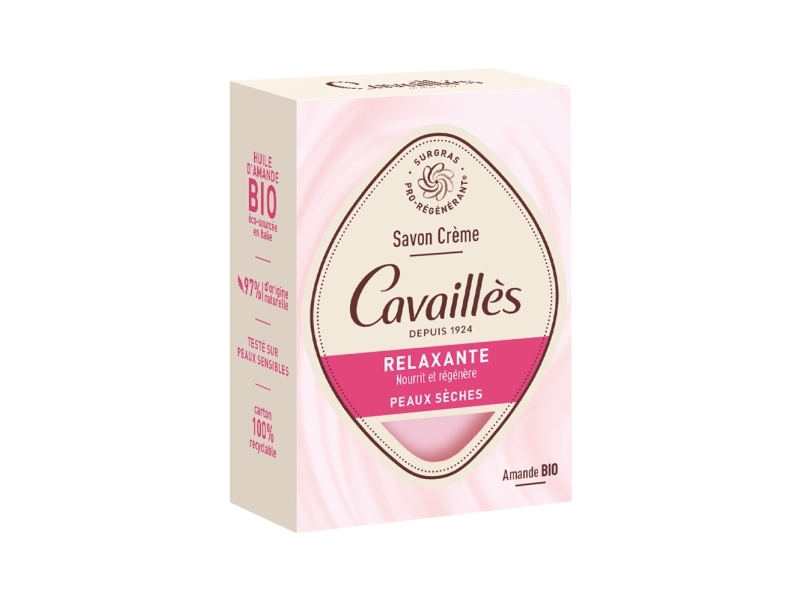 Aromatherapy Associates Roge Cavailles mandelsæbebar 100 g