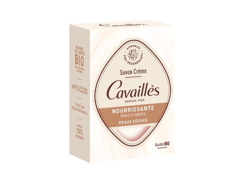 Cavaillès Soap For Dry Skin 100G - Regenerating, Nourishes And Regenerates Dry And Sensitive Skin