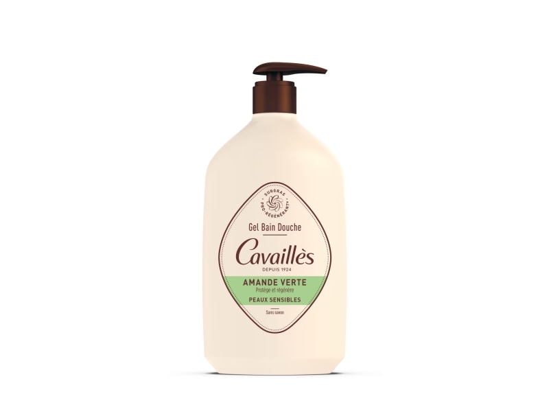 Rogé Cavaillès Shower Gel For Sensitive Skin 1L Almond Green