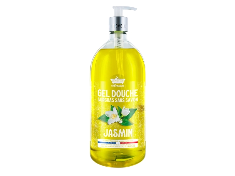 Les Petites Bains de Provence Jasmine shower gel til sensitiv hud 1000 ml
