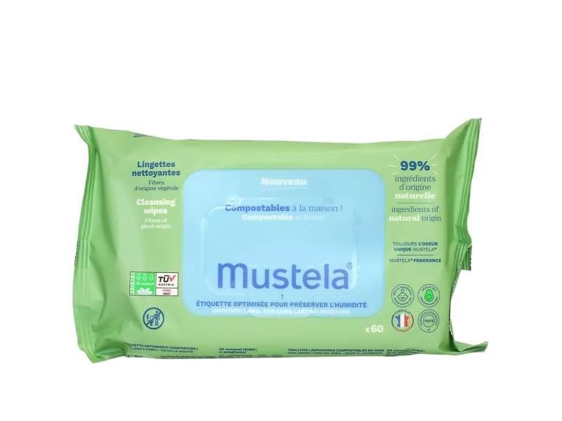 Mustela fugtige babyservietter 1x60 stk.