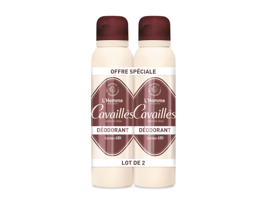 Nuxe Zestaw Duo, Roge Cavailles, Deodorant Spray, For Men, 2 szt., 150 ml