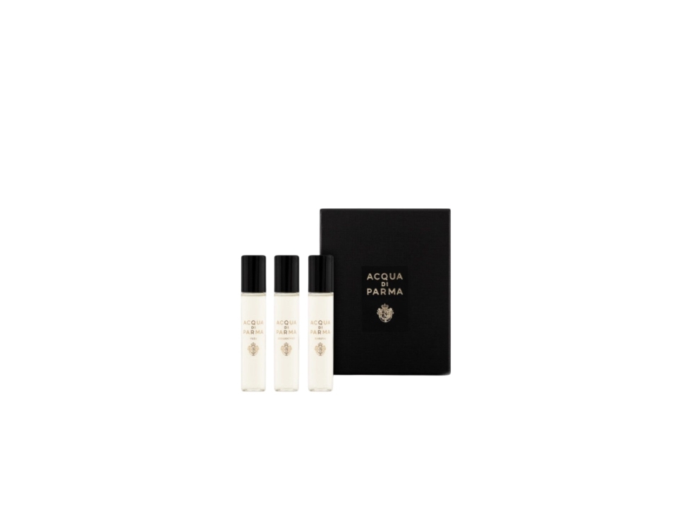 Acqua di Parma Signatures of the Sun: Sakura + Yuzu + Osmanthus eau de parfum unisex 12 ml + 12 ml + 12 ml