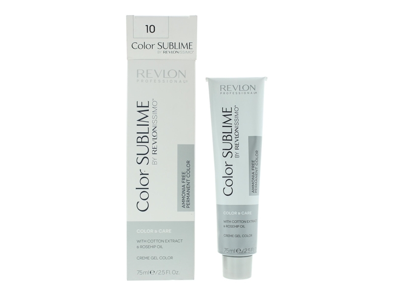 Revlon Professional Revlonissimo Colour Sublime Permanent Hair Colour No. 10 Extra Light Blonde 75Ml
