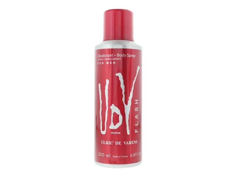 Ulric De Varens Flash deodoran-spray til mænd, 200 ml