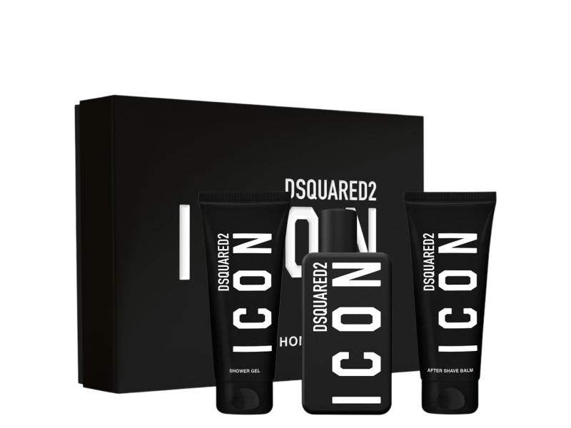 Dsquared2 Icon Pour Homme Eau De Parfum 100Ml And Body Lotion 10Ml