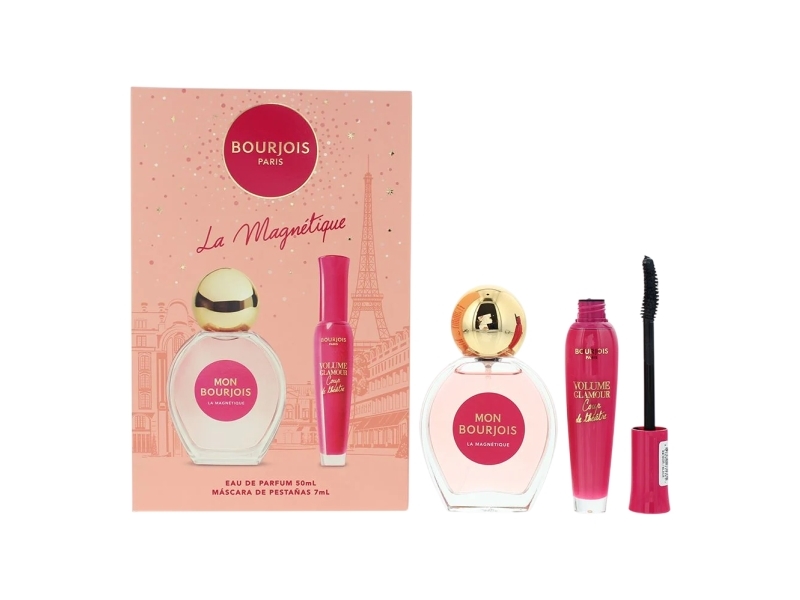 Bourjois Set: La Magnétique Eau De Parfum 50 Ml + Volumen Glamour Wimperntusche, Schwarz, 7 Ml