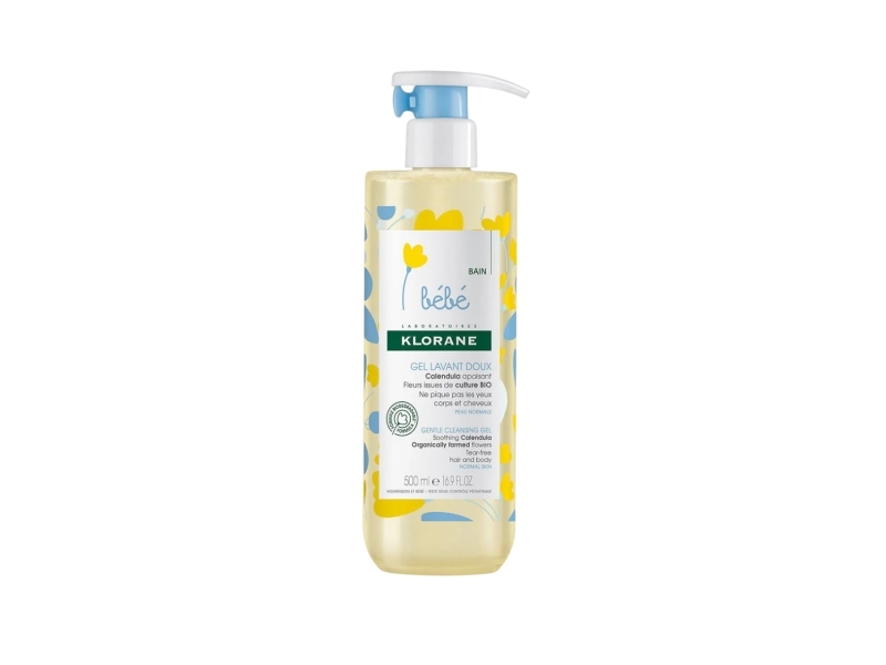 Klorane Klorane Bebe Gentle Cleansing Gel delikatny żel do mycia ciała i włosów 500ml