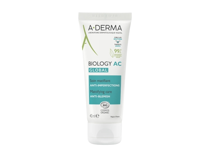 A-Derma Biology Ac Global Tagescreme Spf Matt Anti-Unreinheiten